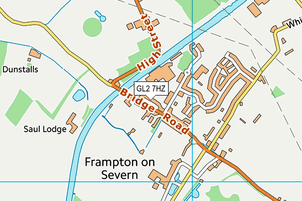 GL2 7HZ map - OS VectorMap District (Ordnance Survey)