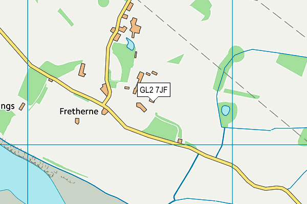 GL2 7JF map - OS VectorMap District (Ordnance Survey)