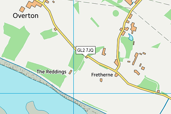 GL2 7JQ map - OS VectorMap District (Ordnance Survey)