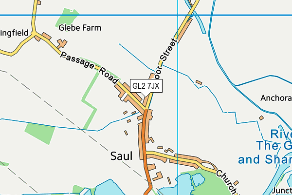 GL2 7JX map - OS VectorMap District (Ordnance Survey)