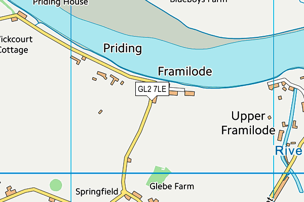 GL2 7LE map - OS VectorMap District (Ordnance Survey)