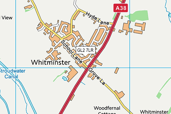 GL2 7LR map - OS VectorMap District (Ordnance Survey)