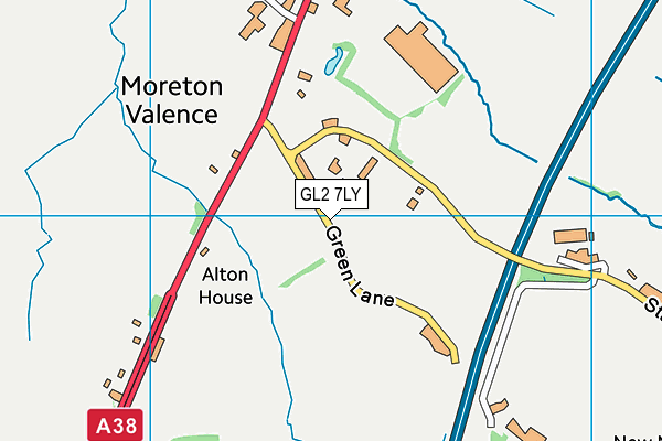 GL2 7LY map - OS VectorMap District (Ordnance Survey)