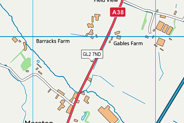 GL2 7ND map - OS VectorMap District (Ordnance Survey)