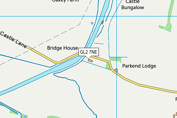 GL2 7NE map - OS VectorMap District (Ordnance Survey)