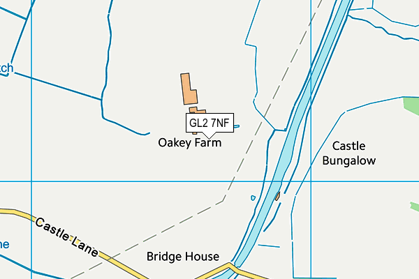 GL2 7NF map - OS VectorMap District (Ordnance Survey)