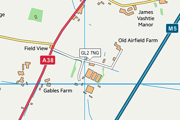 GL2 7NG map - OS VectorMap District (Ordnance Survey)