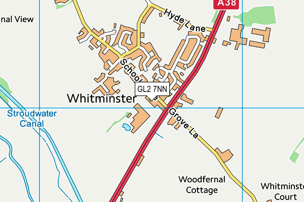 GL2 7NN map - OS VectorMap District (Ordnance Survey)