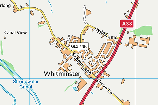 GL2 7NR map - OS VectorMap District (Ordnance Survey)