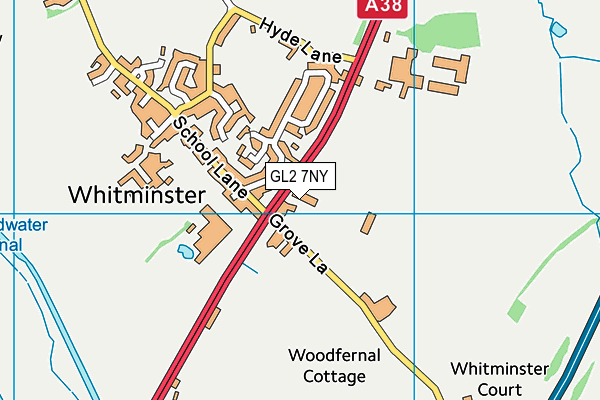 GL2 7NY map - OS VectorMap District (Ordnance Survey)