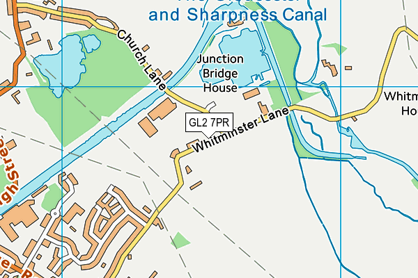 GL2 7PR map - OS VectorMap District (Ordnance Survey)