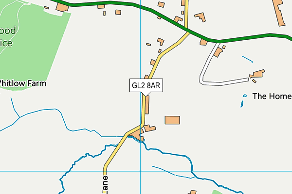 GL2 8AR map - OS VectorMap District (Ordnance Survey)