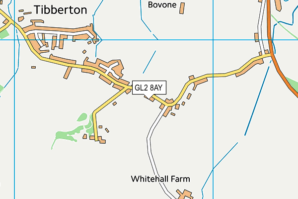 GL2 8AY map - OS VectorMap District (Ordnance Survey)