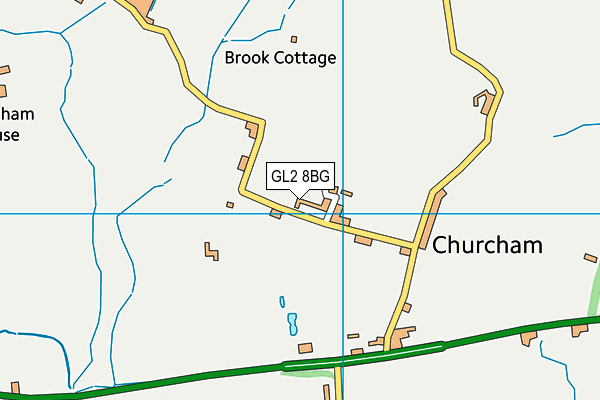 GL2 8BG map - OS VectorMap District (Ordnance Survey)