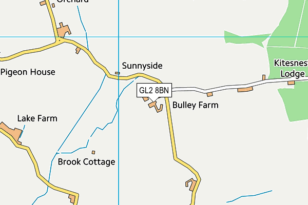 GL2 8BN map - OS VectorMap District (Ordnance Survey)