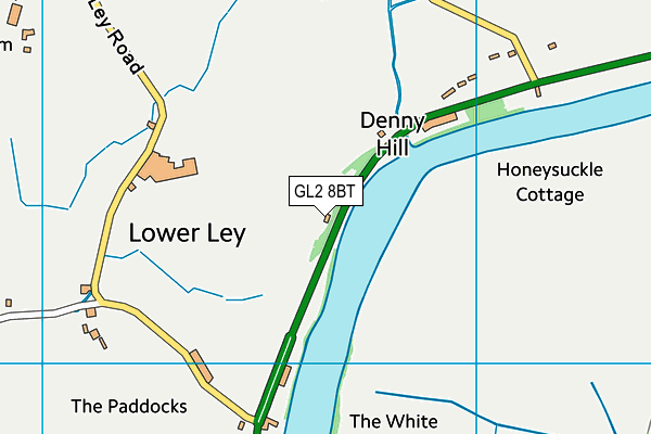 GL2 8BT map - OS VectorMap District (Ordnance Survey)