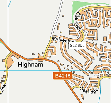 Map of HIGHNAM DAY NURSERY LIMITED at district scale
