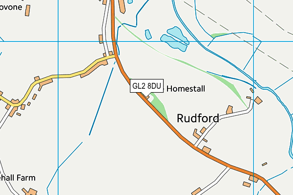 GL2 8DU map - OS VectorMap District (Ordnance Survey)