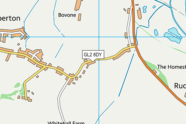 GL2 8DY map - OS VectorMap District (Ordnance Survey)