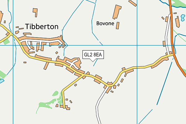 GL2 8EA map - OS VectorMap District (Ordnance Survey)