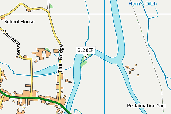 GL2 8EP map - OS VectorMap District (Ordnance Survey)