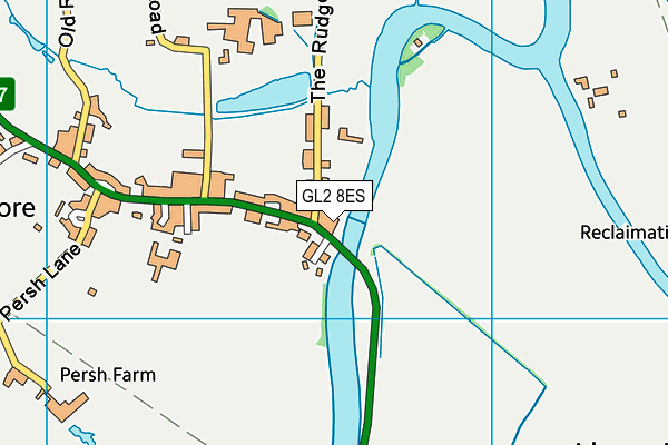 GL2 8ES map - OS VectorMap District (Ordnance Survey)