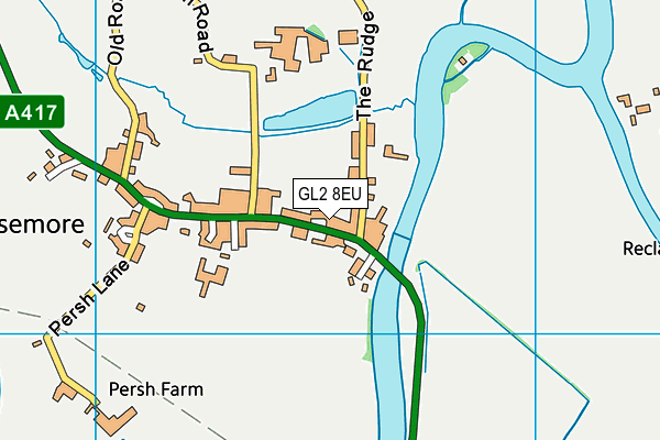 GL2 8EU map - OS VectorMap District (Ordnance Survey)