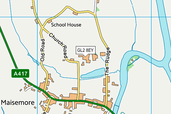 GL2 8EY map - OS VectorMap District (Ordnance Survey)