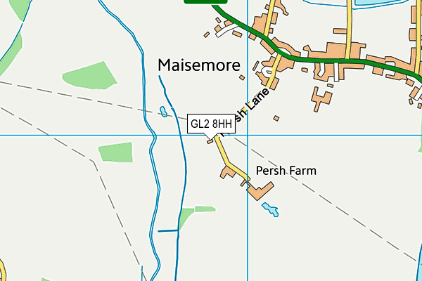 GL2 8HH map - OS VectorMap District (Ordnance Survey)