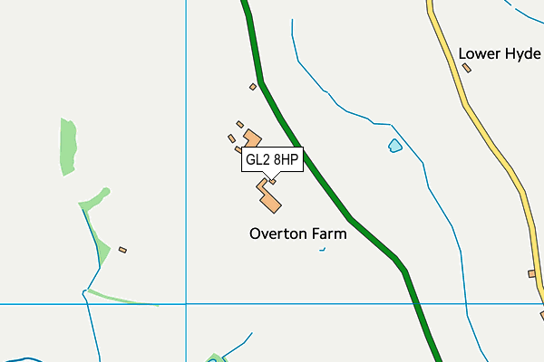 GL2 8HP map - OS VectorMap District (Ordnance Survey)