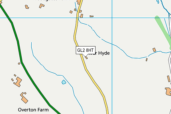 GL2 8HT map - OS VectorMap District (Ordnance Survey)