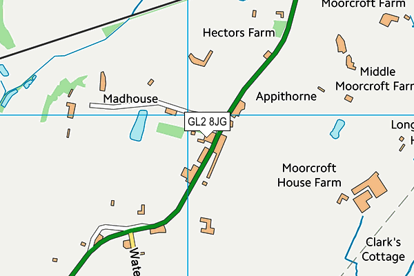 GL2 8JG map - OS VectorMap District (Ordnance Survey)