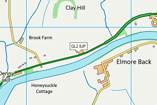 GL2 8JP map - OS VectorMap District (Ordnance Survey)