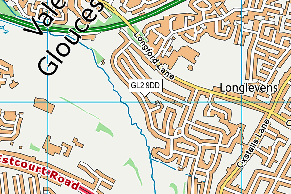 GL2 9DD map - OS VectorMap District (Ordnance Survey)