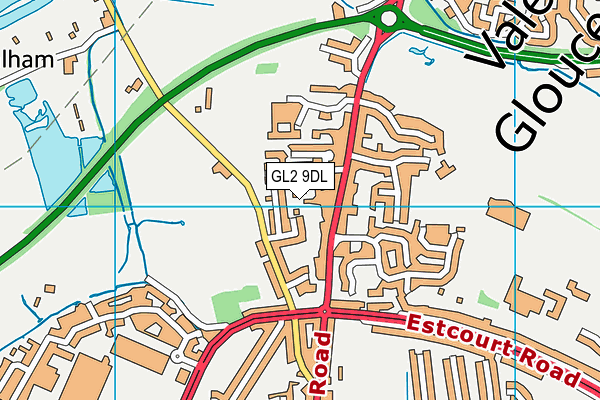 GL2 9DL map - OS VectorMap District (Ordnance Survey)