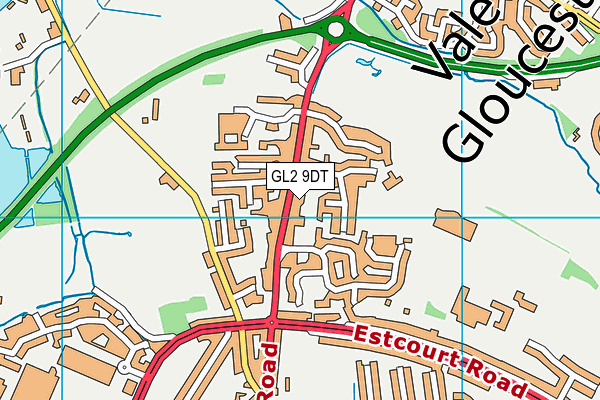GL2 9DT map - OS VectorMap District (Ordnance Survey)