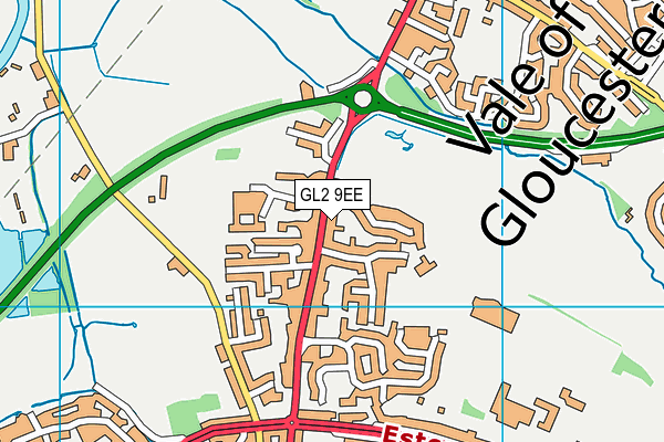 GL2 9EE map - OS VectorMap District (Ordnance Survey)