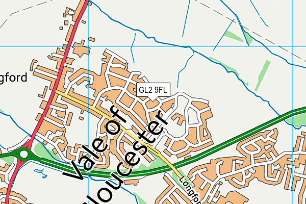 GL2 9FL map - OS VectorMap District (Ordnance Survey)