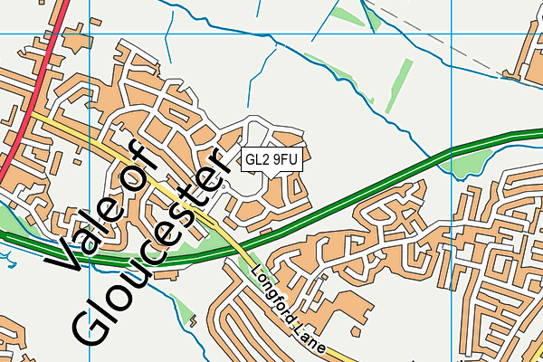 GL2 9FU map - OS VectorMap District (Ordnance Survey)