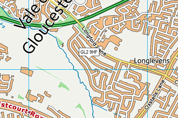 GL2 9HF map - OS VectorMap District (Ordnance Survey)