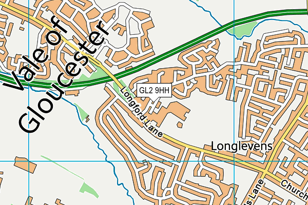 GL2 9HH map - OS VectorMap District (Ordnance Survey)