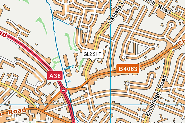 GL2 9HT map - OS VectorMap District (Ordnance Survey)