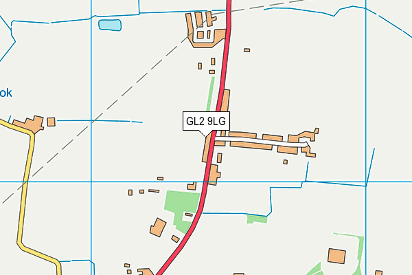 GL2 9LG map - OS VectorMap District (Ordnance Survey)