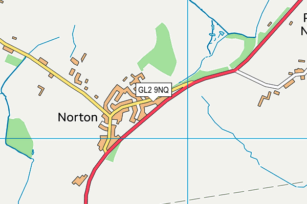 GL2 9NQ map - OS VectorMap District (Ordnance Survey)