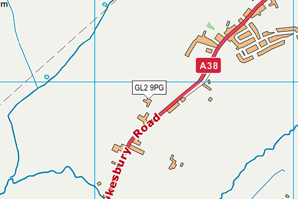 GL2 9PG map - OS VectorMap District (Ordnance Survey)