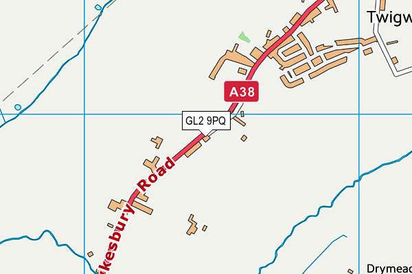 GL2 9PQ map - OS VectorMap District (Ordnance Survey)