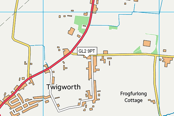 GL2 9PT map - OS VectorMap District (Ordnance Survey)