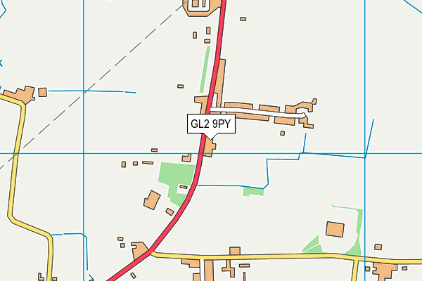 GL2 9PY map - OS VectorMap District (Ordnance Survey)