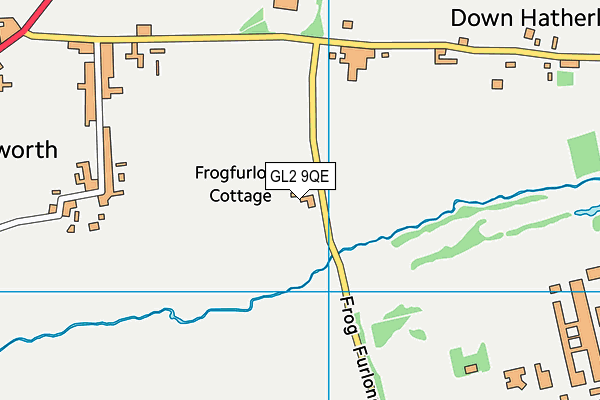 GL2 9QE map - OS VectorMap District (Ordnance Survey)