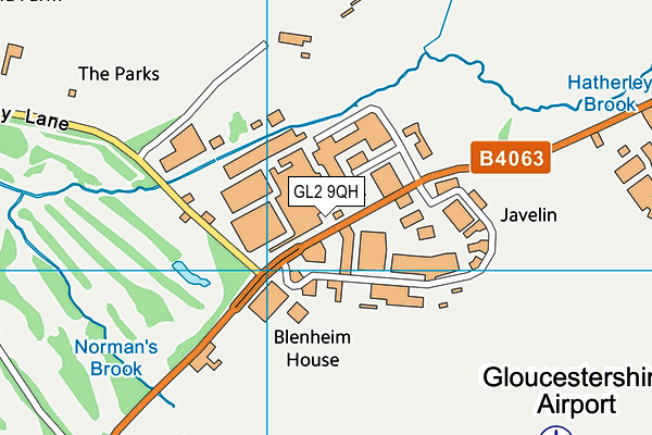 GL2 9QH map - OS VectorMap District (Ordnance Survey)
